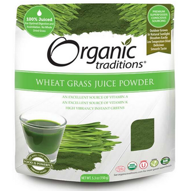 Organic Traditions Wheat Grass Juice Powder